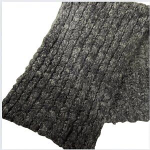 NWT Calvin Klein wool-blend charcoal gray long scarf